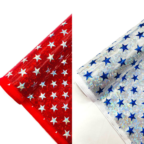 Broken Glass Star Spandex, by The Yard