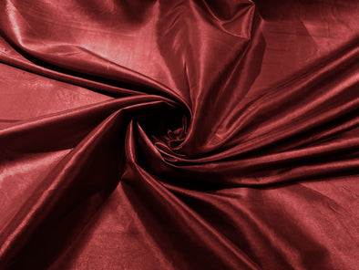 Apple Red Solid Taffeta Fabric/Taffeta Fabric by The Yard/Apparel, Costume, Dress, Cosplay, Wedding