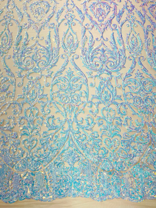 KING DAMASK SEQUIN (By The Yard)