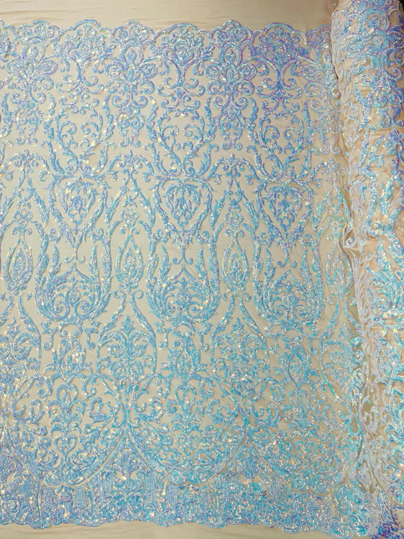 KING DAMASK SEQUIN (By The Yard)