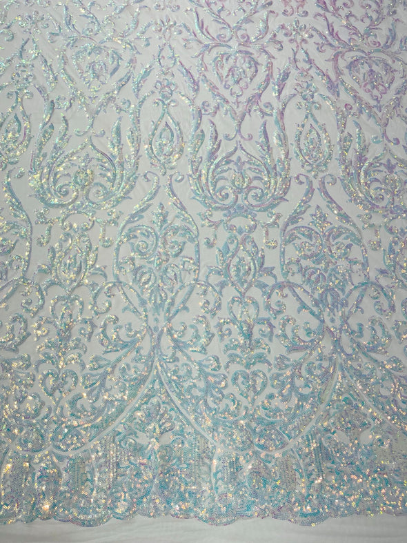 KING DAMASK SEQUIN (By The Yard)