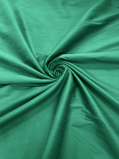 Aqua Marine Polyester Dupioni Faux Silk Fabric/ 55” Wide/Wedding Fabric/Home Décor.
