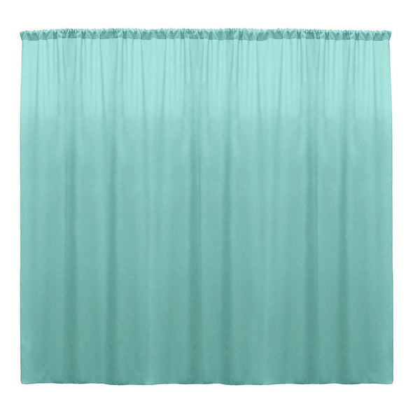 Aqua SEAMLESS Backdrop Drape Panel All Size Available in Polyester Poplin Party Supplies Curtains