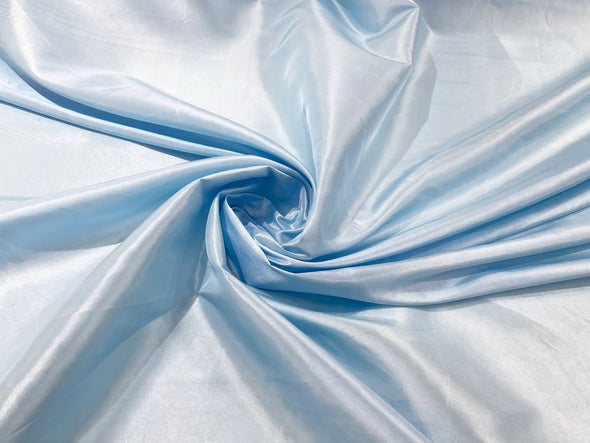 Baby Blue Solid Taffeta Fabric/Taffeta Fabric by The Yard/Apparel, Costume, Dress, Cosplay, Wedding
