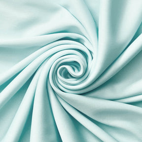 Baby Blue Polyester Knit Interlock Mechanical Stretch Fabric 58"/60"/Draping Tent Fabric. Sold By The Yard.