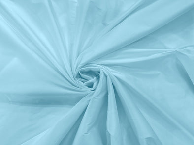 Baby Blue 100% Polyester Imitation Silk Taffeta Fabric 55" Wide/Costume/Dress/Cosplay/Wedding
