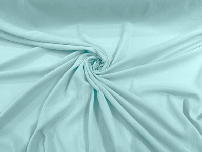 Baby Blue Cotton Gauze Fabric Wide Crinkled Lightweight Sold by The Yard