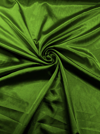 Bamboo Green Light Weight Silky Stretch Charmeuse Satin Fabric/60" Wide/Cosplay.