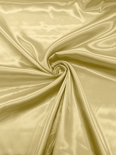 Banana Shiny Charmeuse Satin Fabric for Wedding Dress/Crafts Costumes/58” Wide /Silky Satin