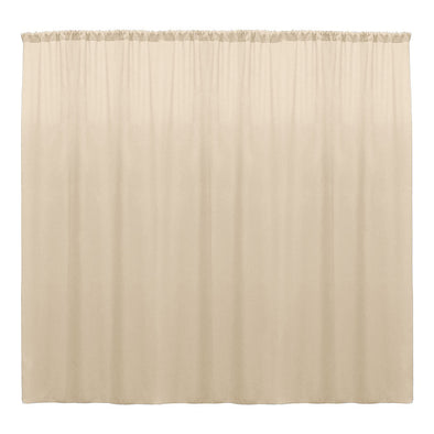 Beige SEAMLESS Backdrop Drape Panel All Size Available in Polyester Poplin Party Supplies Curtains