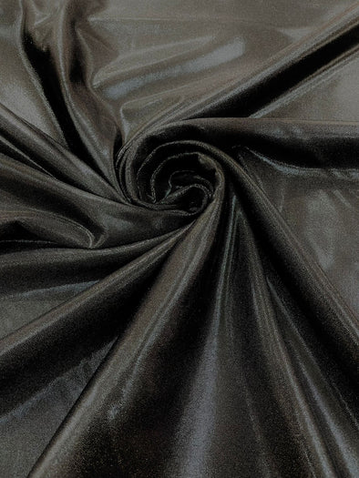 Black Foggy Foil All Over Foil Metallic Nylon Spandex 4 Way Stretch/58 Inches Wide/Costplay/
