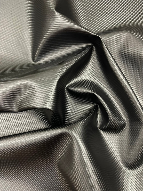 Carbon Fiber Marine Vinyl Upholstery Fabric/Crafting Apparel Vinyl Fabric 54" Wide