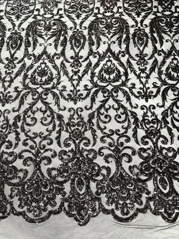 KING DAMASK SEQUIN (By The Yard)