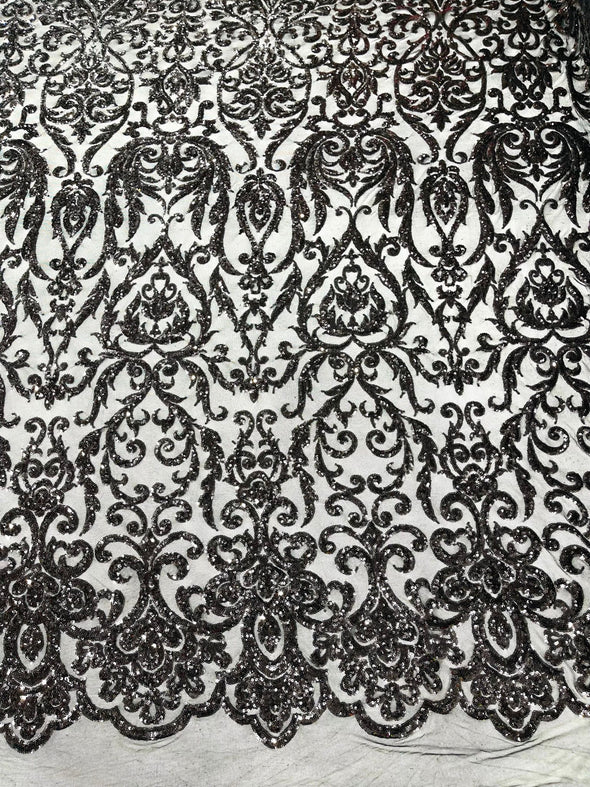 KING DAMASK SEQUIN (By The Yard)