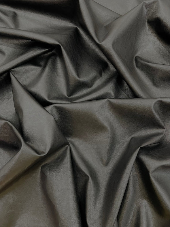 Stretch Vinyl Fabric, Plaid Pattern, 4-Way Stretch, Medium Weight, Sold By The Yard.