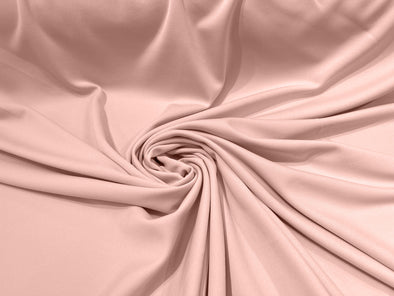 Blush Pink 59/60" Wide 100% Polyester Wrinkle Free Stretch Double Knit Scuba Fabric/cosplay/costumes