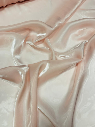 Blush Wet Liquid Sheer Chiffon Fabric/58" Wide.