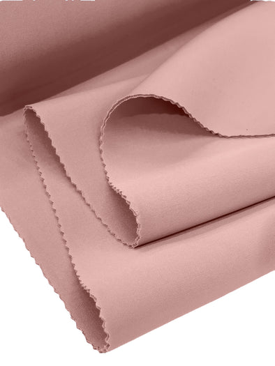 Blush Neoprene Scuba Super Techno Fabric, 2mm Thick, Solid Colors, Sold by The Yard.