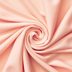 Blush Polyester Knit Interlock Mechanical Stretch Fabric 58"/60"/Draping Tent Fabric. Sold By The Yard.