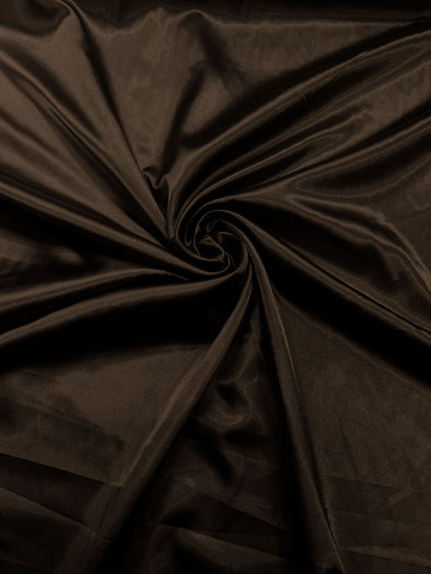 Brown Light Weight Silky Stretch Charmeuse Satin Fabric/60" Wide/Cosplay.