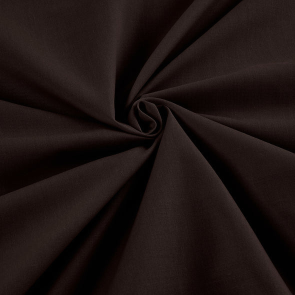 58" Wide 65% Polyester 35 Percent Solid Poly Cotton Fabric for Crafts Costumes Decorations-Sold by the Yard