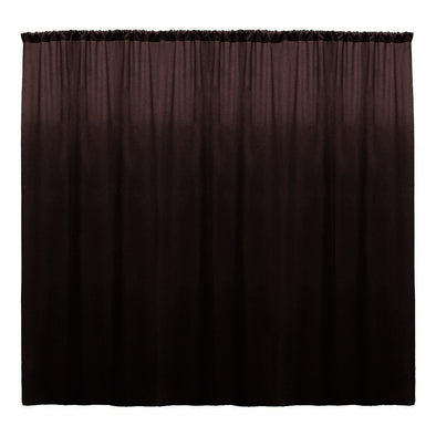 Brown SEAMLESS Backdrop Drape Panel All Size Available in Polyester Poplin Party Supplies Curtains