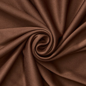 Brown Polyester Knit Interlock Mechanical Stretch Fabric 58"/60"/Draping Tent Fabric. Sold By The Yard.