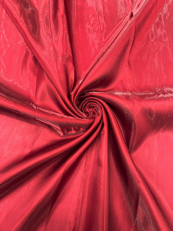 Burgundy Bridal Liquid Satin Fabric-Glossy Satin-58” Wide-Prom.