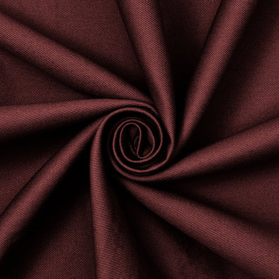 Burgundy Cotton Twill Fabric | 58'' Wide/Cotton/Medium Weight/Clothing/Denim/Dress | Jackets/Pants/Weave (Copy) (Copy)