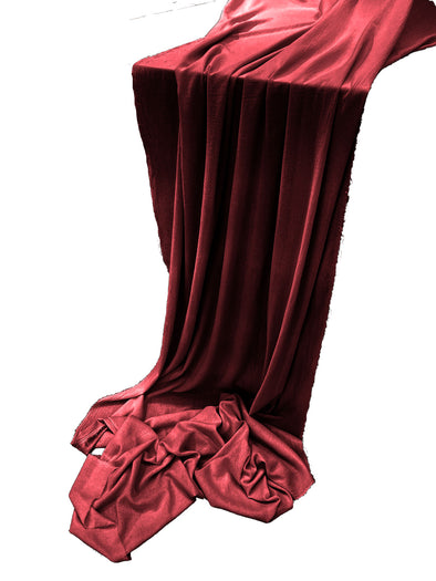 Burgundy Cotton Gauze Sheer Table Runner for Wedding, Decorations for Birthday Parties, Banquets, Engagements.