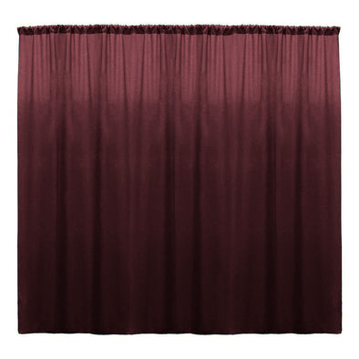 Burgundy SEAMLESS Backdrop Drape Panel All Size Available in Polyester Poplin Party Supplies Curtains