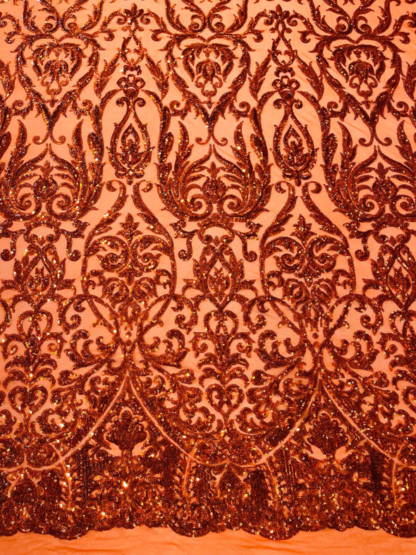 KING DAMASK SEQUIN (By The Yard)