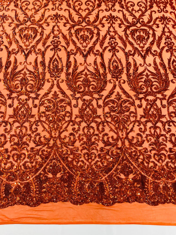 KING DAMASK SEQUIN (By The Yard)