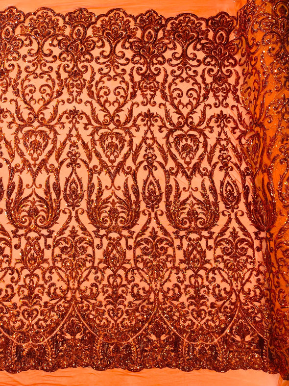 KING DAMASK SEQUIN (By The Yard)