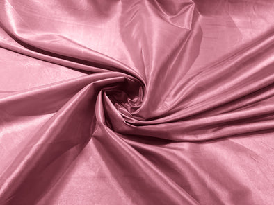 Candy Pink Solid Taffeta Fabric/Taffeta Fabric by The Yard/Apparel, Costume, Dress, Cosplay, Wedding
