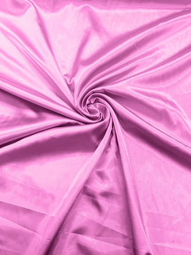 Candy Pink Light Weight Silky Stretch Charmeuse Satin Fabric/60" Wide/Cosplay.