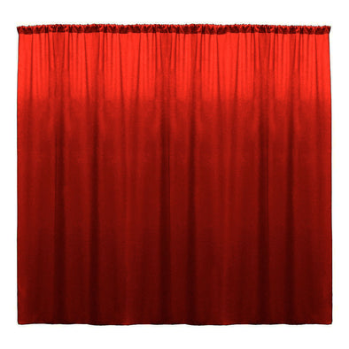 Cardinal Red SEAMLESS Backdrop Drape Panel All Size Available in Polyester Poplin Party Supplies Curtains