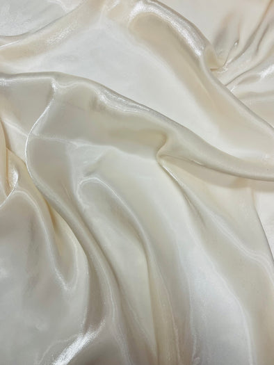 Champagne Wet Liquid Sheer Chiffon Fabric/58" Wide.