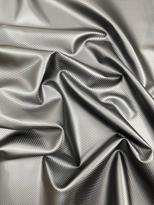 Carbon Fiber Marine Vinyl Upholstery Fabric/Crafting Apparel Vinyl Fabric 54" Wide