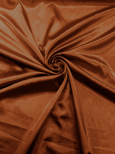 Cinnamon Light Weight Silky Stretch Charmeuse Satin Fabric/60" Wide/Cosplay.
