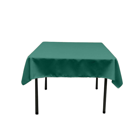 Clover Green Square Polyester Poplin Table Overlay - Diamond. Choose Size Below