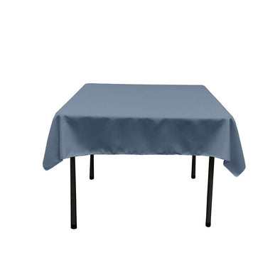 Coppen Blue Square Polyester Poplin Table Overlay - Diamond. Choose Size Below