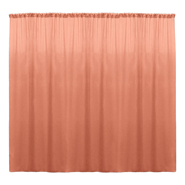Coral SEAMLESS Backdrop Drape Panel All Size Available in Polyester Poplin Party Supplies Curtains
