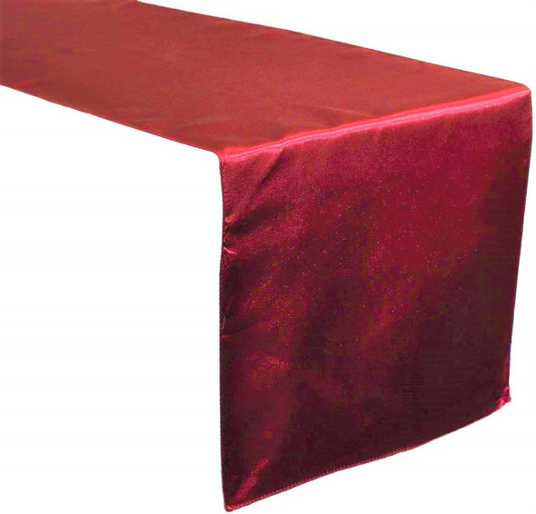 Cranberry Bridal Satin Table Runner, Wedding Banquet Decoration, ( Choose Size Below )