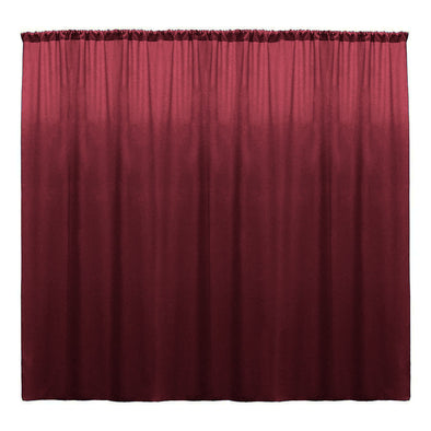 Cranberry SEAMLESS Backdrop Drape Panel All Size Available in Polyester Poplin Party Supplies Curtains