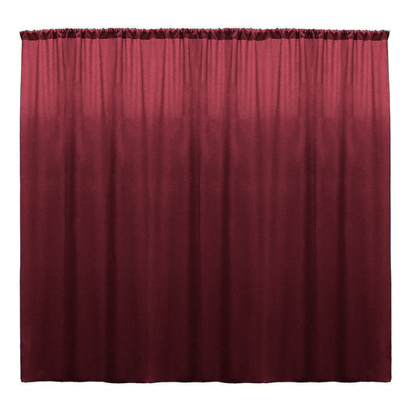 Cranberry SEAMLESS Backdrop Drape Panel All Size Available in Polyester Poplin Party Supplies Curtains