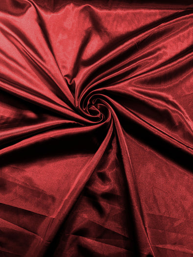 Cranberry Light Weight Silky Stretch Charmeuse Satin Fabric/60" Wide/Cosplay.