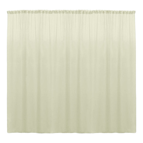 Cream SEAMLESS Backdrop Drape Panel All Size Available in Polyester Poplin Party Supplies Curtains