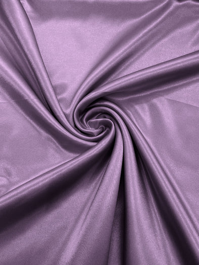 Dark Lilac Crepe Back Satin Bridal Fabric Draper/Prom/Wedding/58" Inches Wide Japan Quality