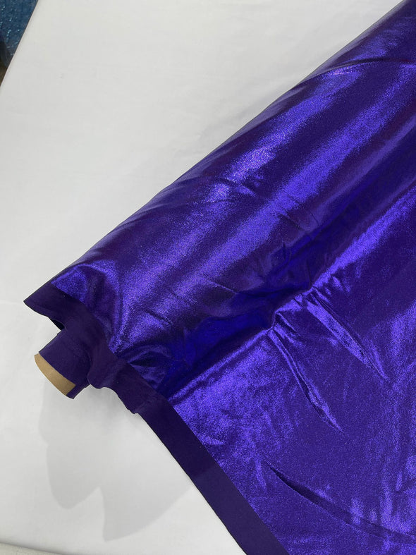 Dark Purple Foggy Foil All Over Foil Metallic Nylon Spandex 4 Way Stretch/58 Inches Wide/Costplay/
